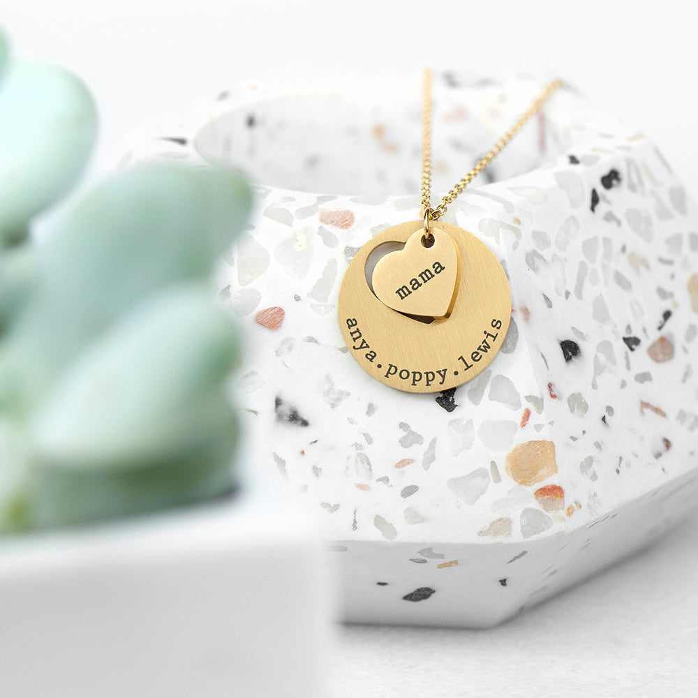 Personalised Place in My Heart Necklace