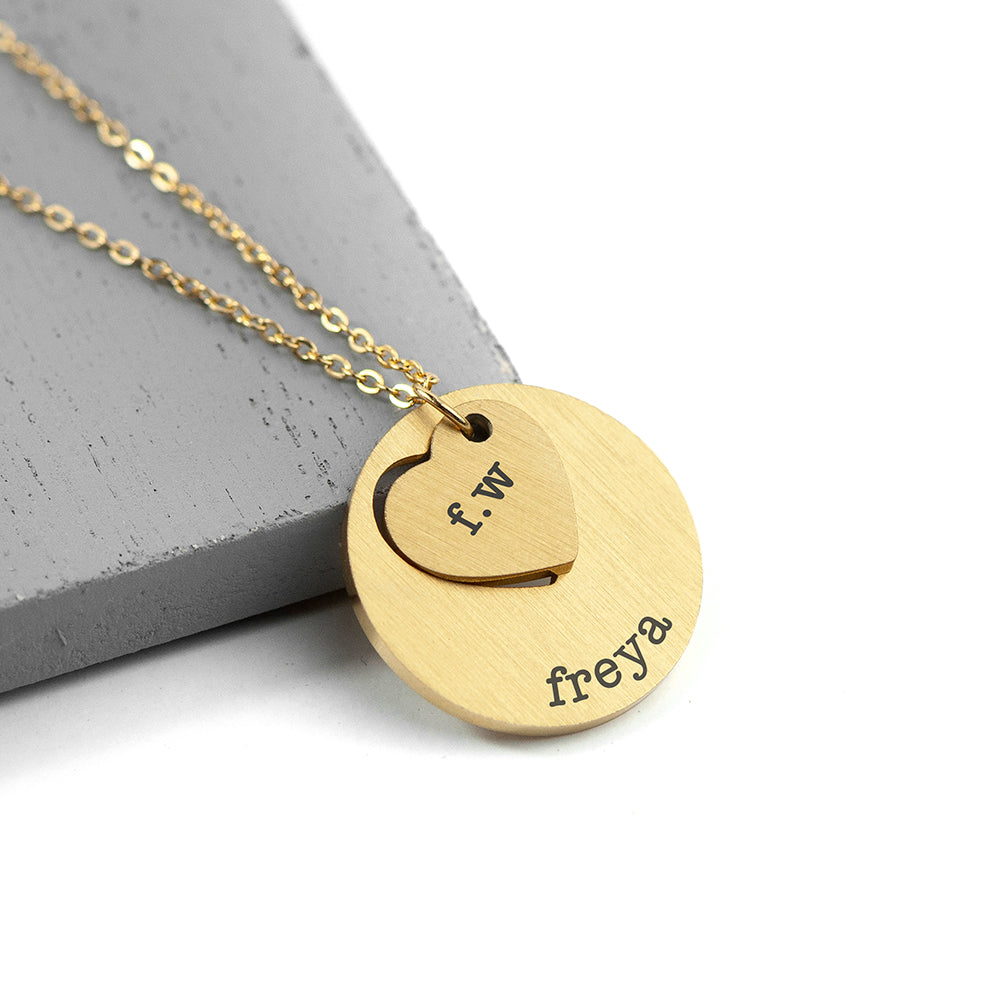 Personalised Place in My Heart Necklace