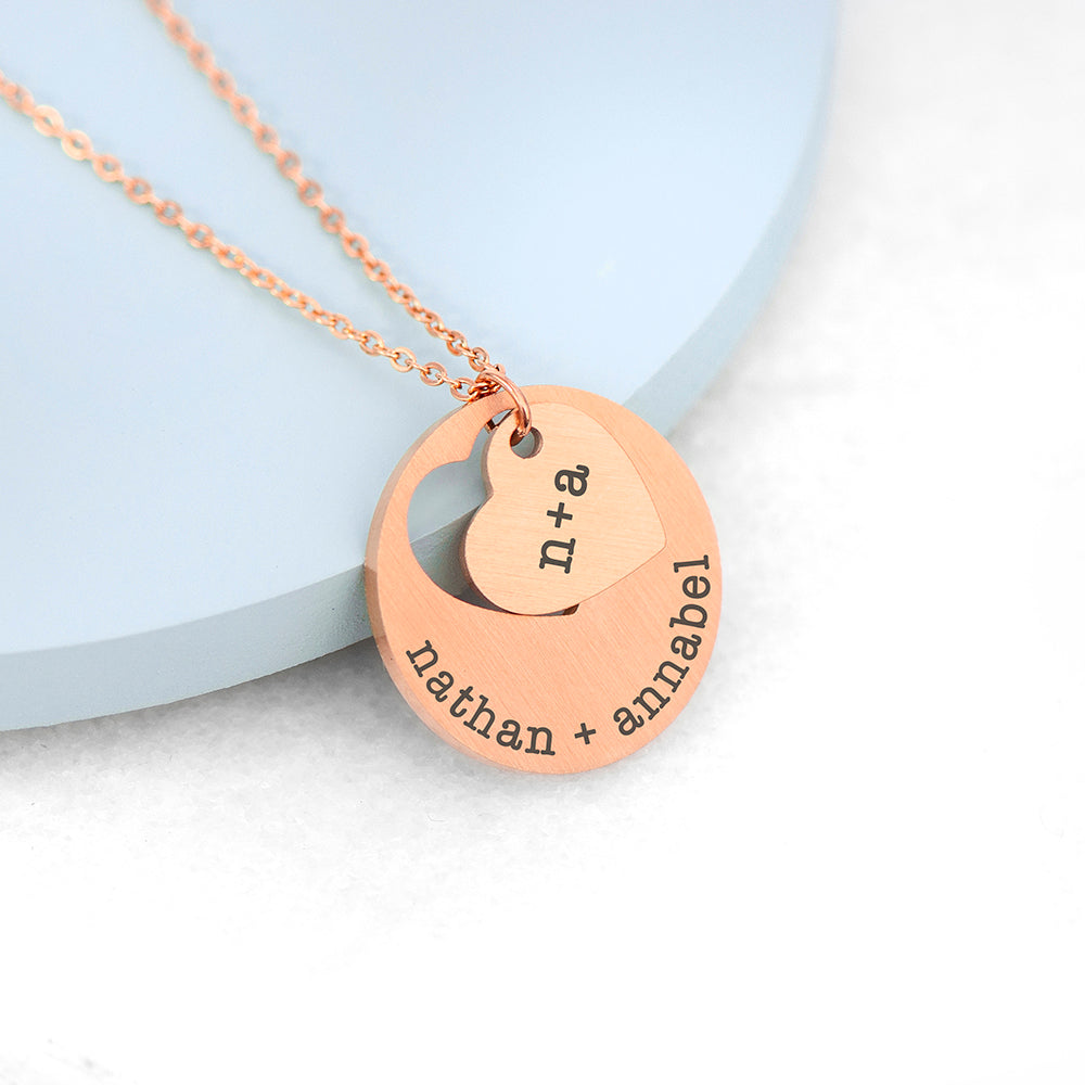 Personalised Place in My Heart Necklace
