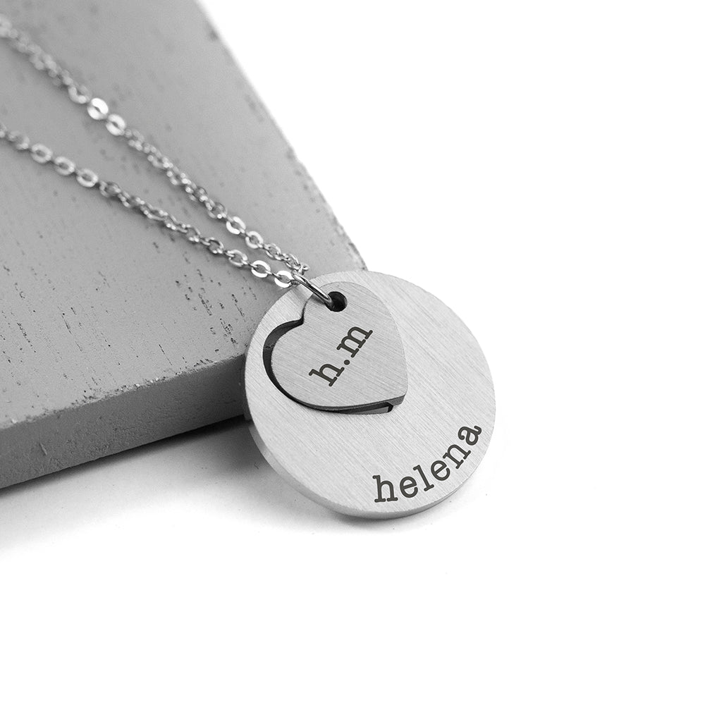 Personalised Place in My Heart Necklace