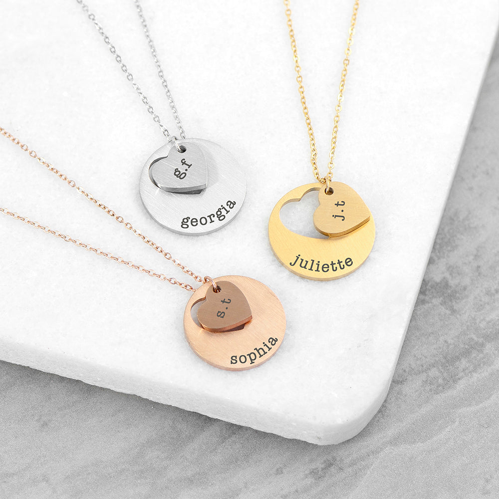 Personalised Place in My Heart Necklace