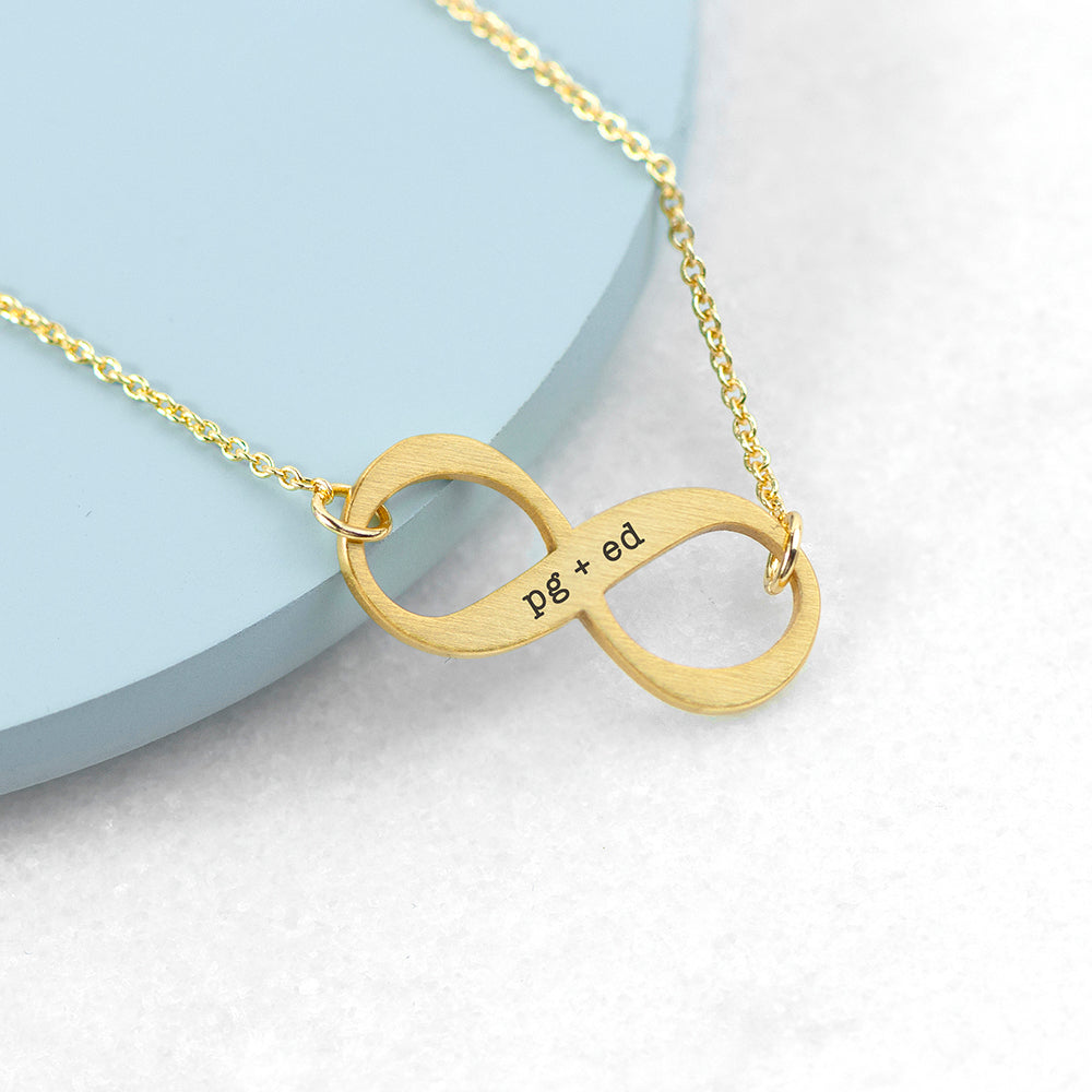 Personalised Infinity Twist Necklace