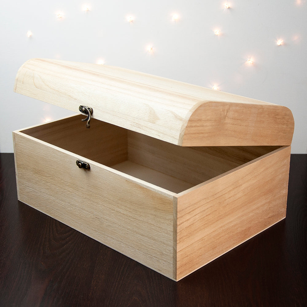 Personalised New Baby Booties Keepsake Chest