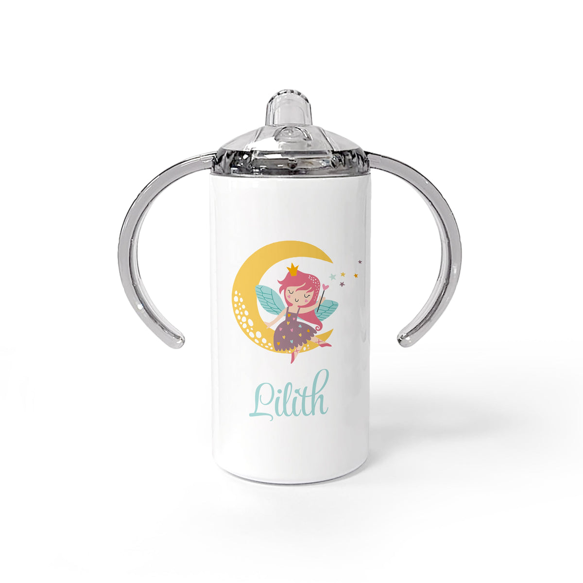 Personalised Fairy Kids Sippy Cup, The Personal Shop, personalised gifts