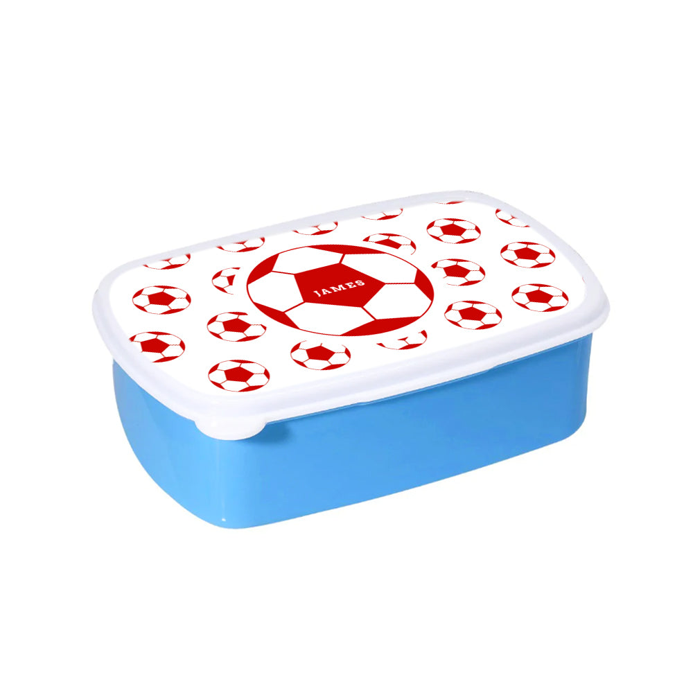 Personalised Kids Football Lunch Box