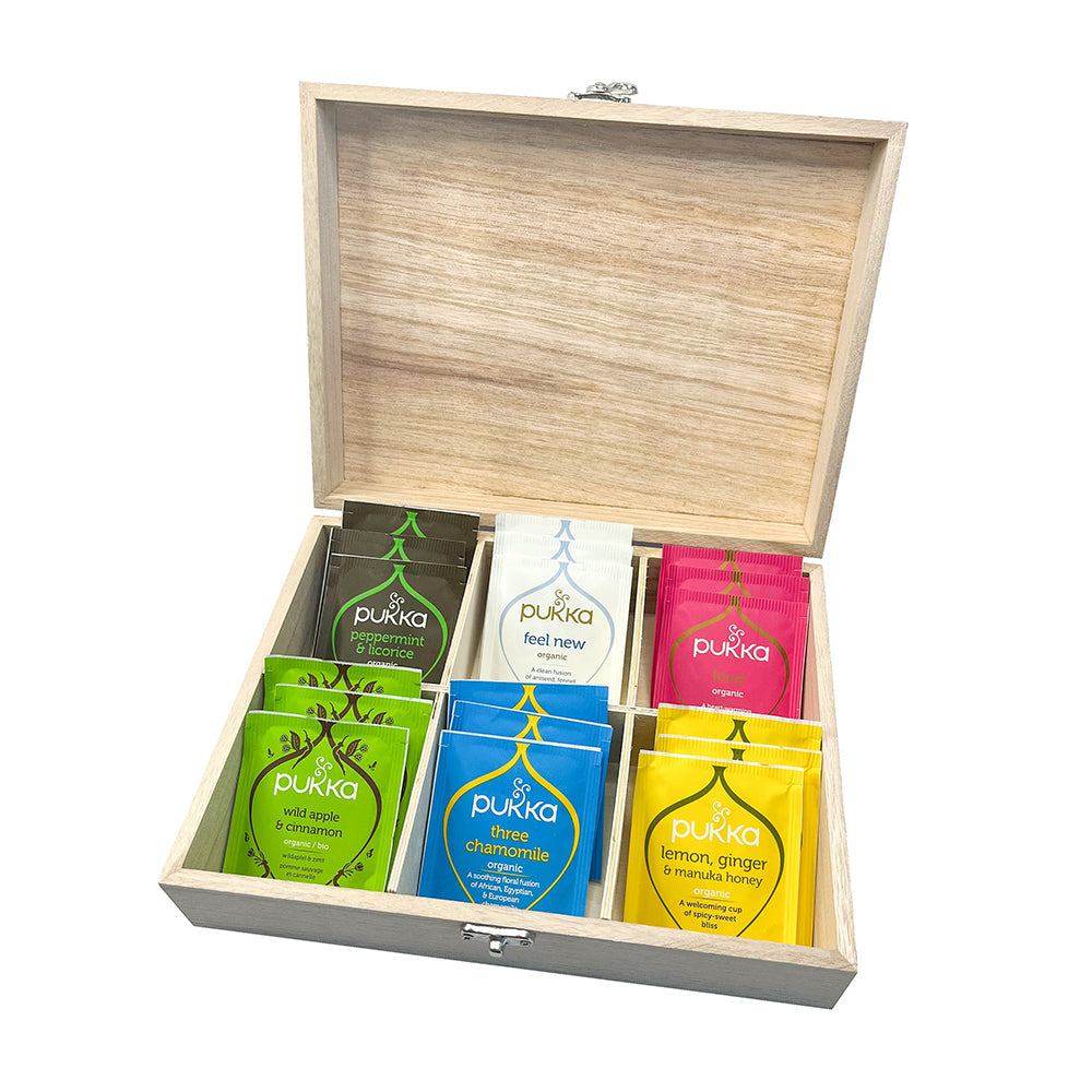 Personalised Baubles Christmas Tea Box, The Personal Shop, personalised gifts