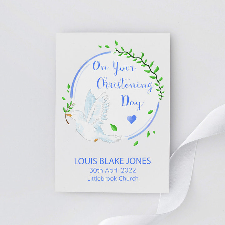 Personalised Peaceful Dove Framed Print