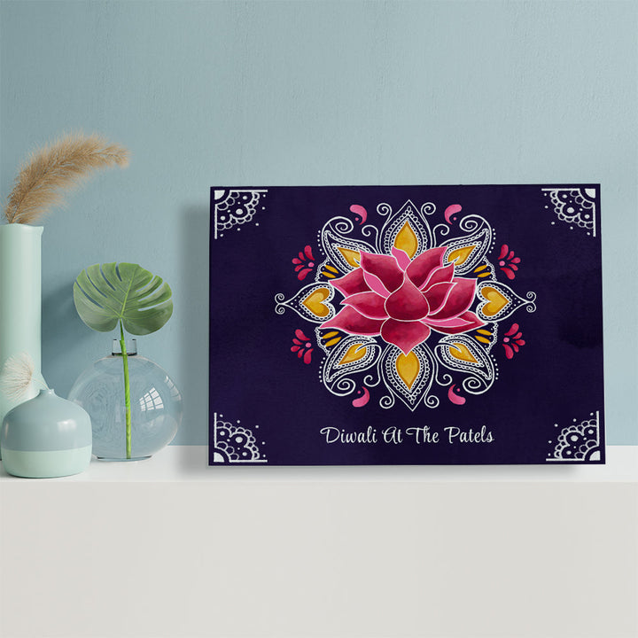 Personalised Diwali Rangoli Framed Print