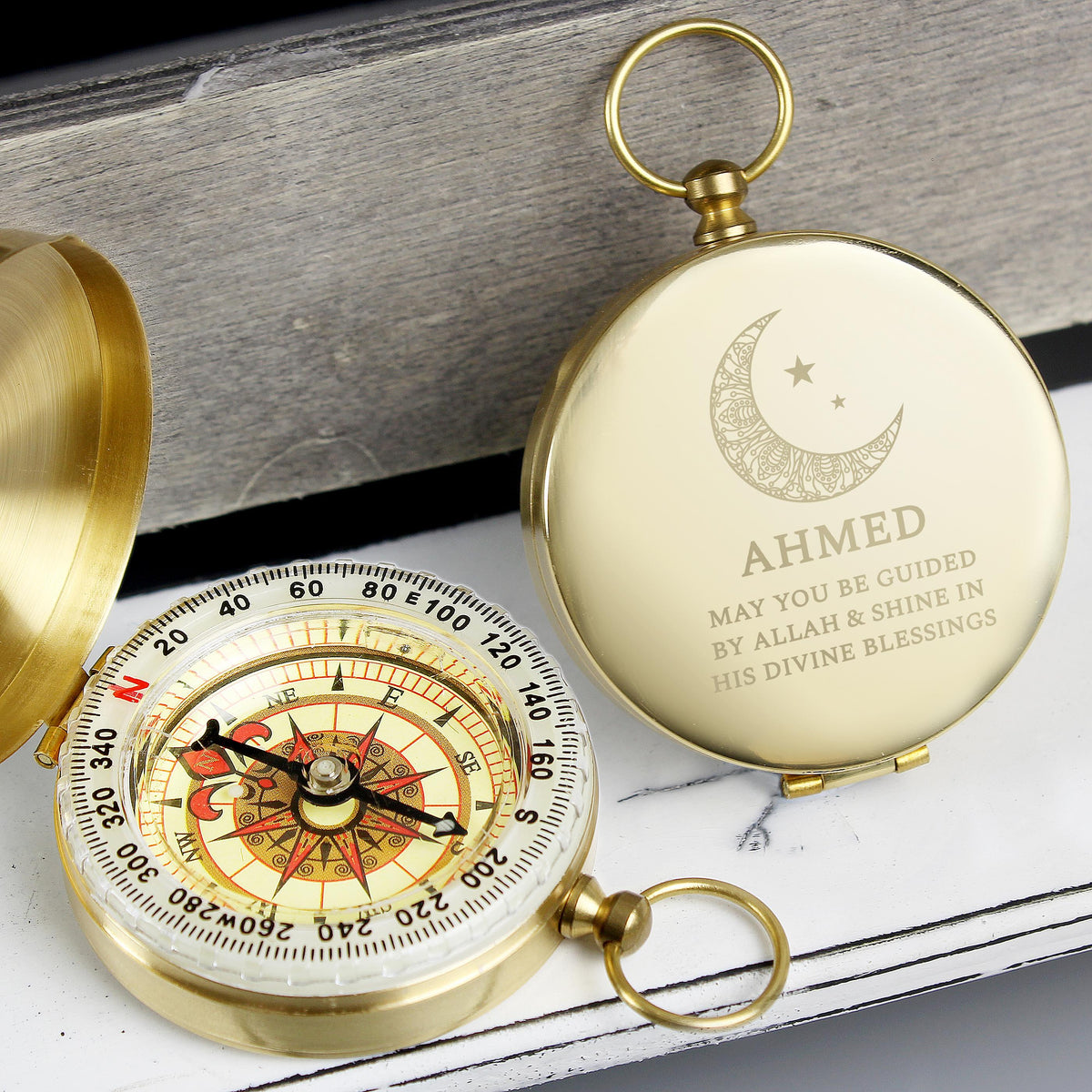 Personalised Eid Keepsake Compass