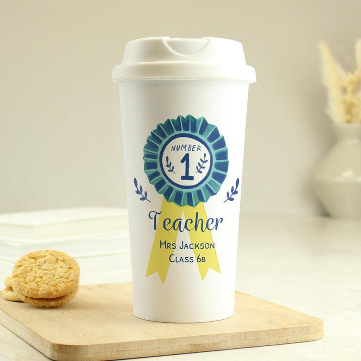 Personalised Number 1 Travel Mug, The Personal Shop, personalised gifts
