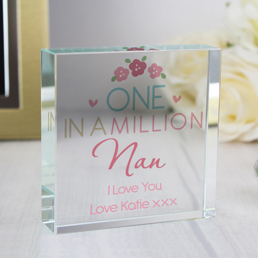 Personalised One in a Million Crystal Token, The Personal Shop, personalised gifts