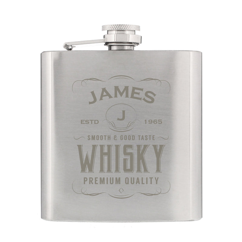 Personalised Whisky Hip Flask