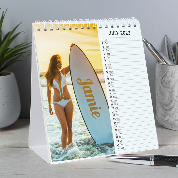 Personalised Hot Chicks Desk Calendar – alternative view