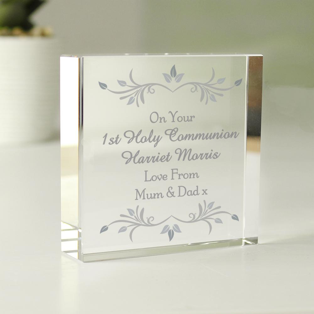 Personalised Sentiments Crystal Token – alternative view