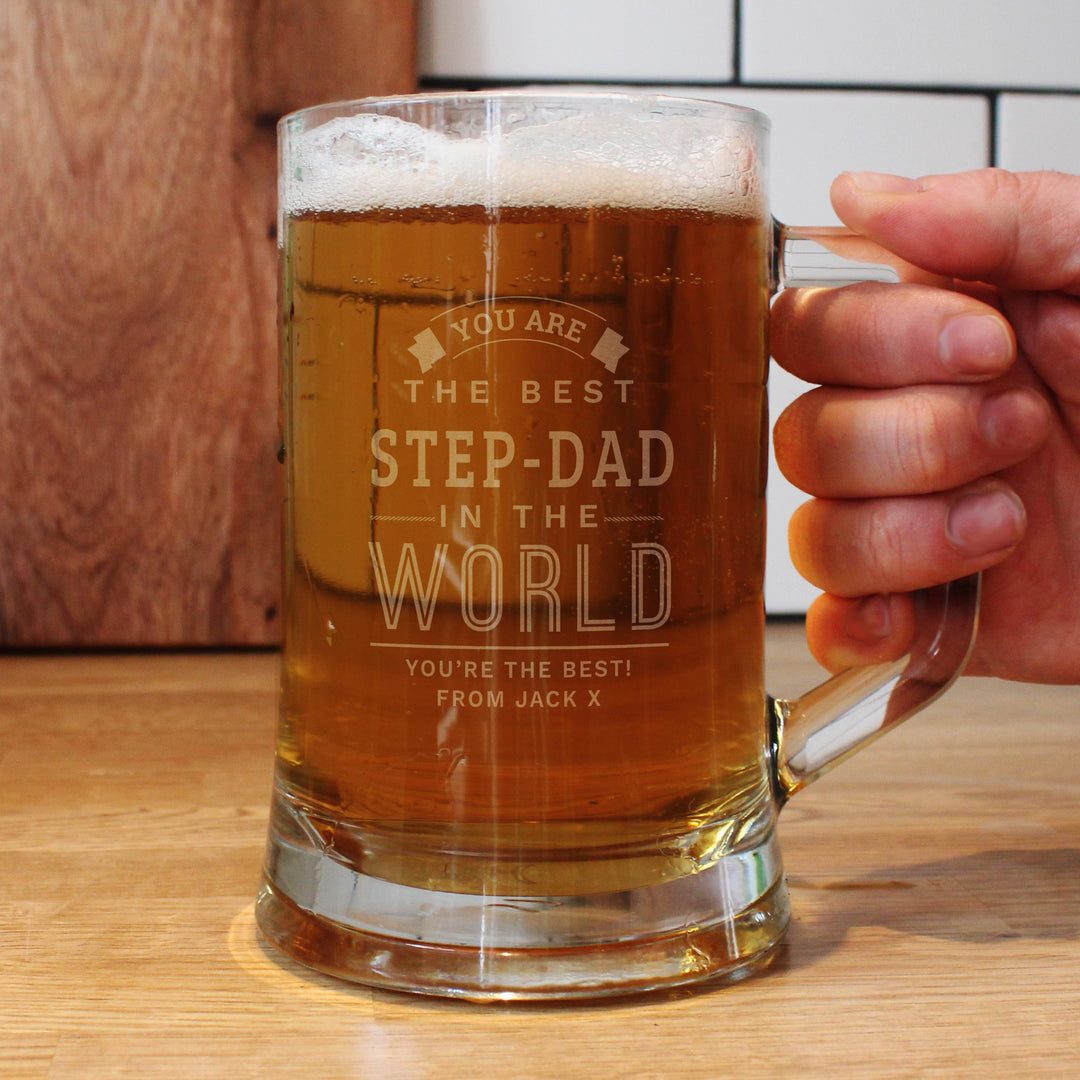 Personalised Best in The World Pint Stern Tankard – alternative view