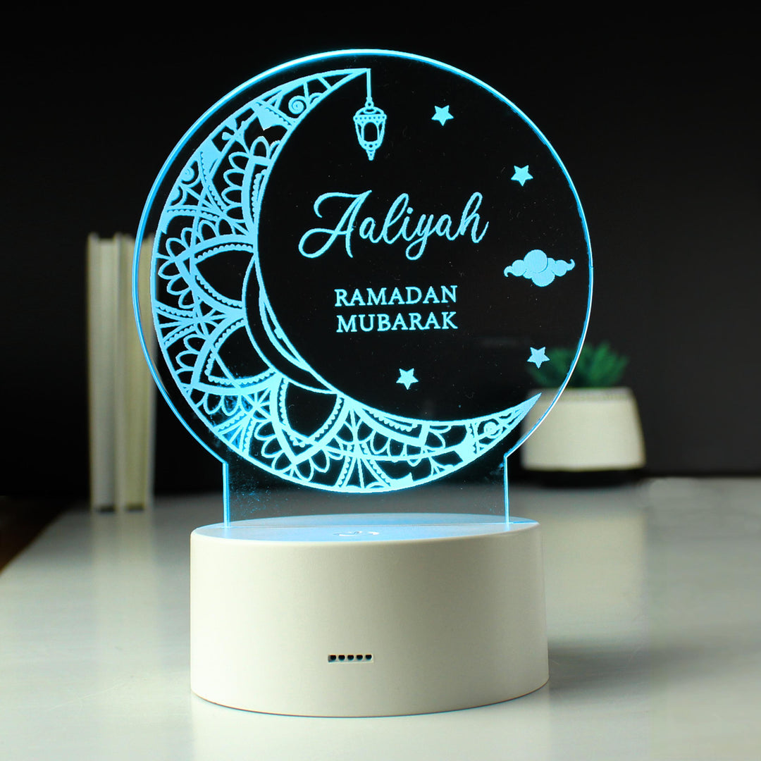 Personalised Eid and Ramadan LED Light - alternative view