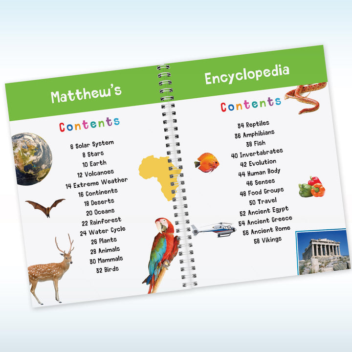 Personalised Childrens Encyclopedia – alternative view