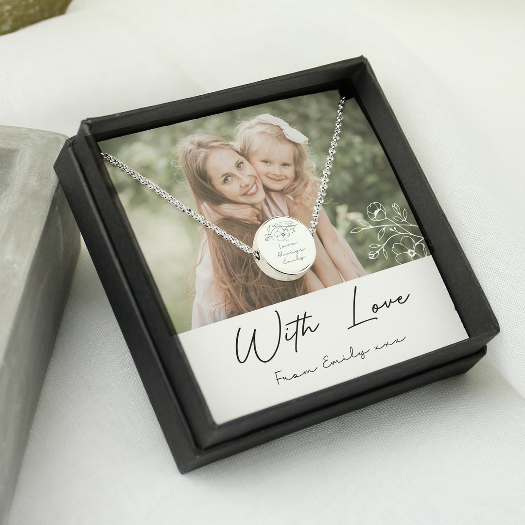 Personalised Photo Upload Necklace and Box, The Personal Shop, personalised gifts