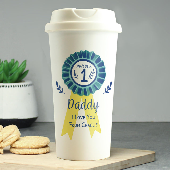 Personalised Number 1 Travel Mug, The Personal Shop, personalised gifts