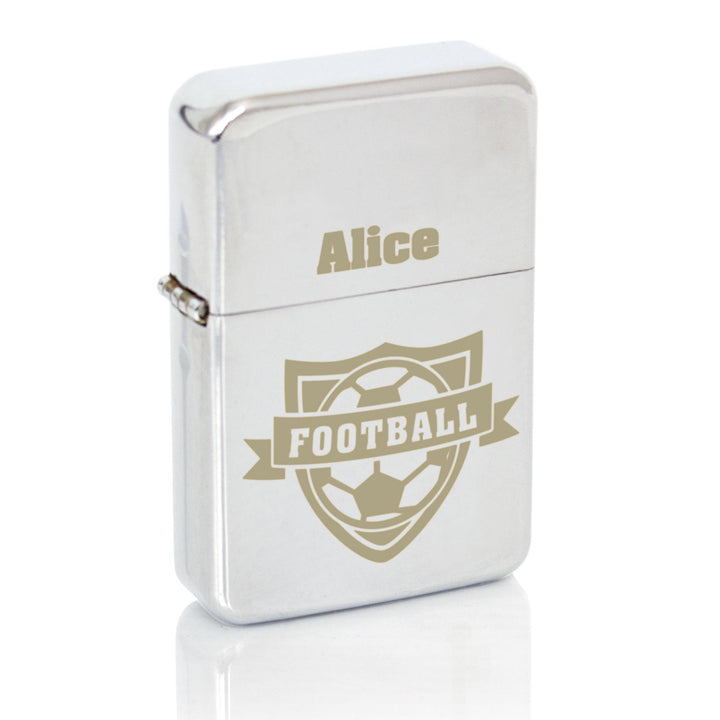 Personalised Football Lighter – alternative view