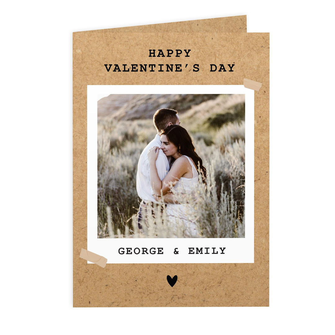 Personalised Polaroid Photo Upload Greeting Card – alternative view