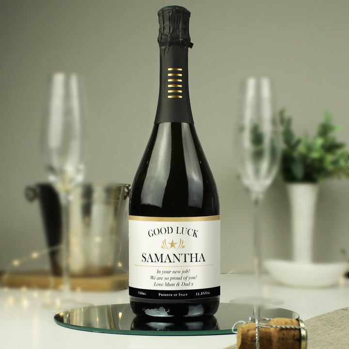 Personalised Classic Prosecco – alternative view
