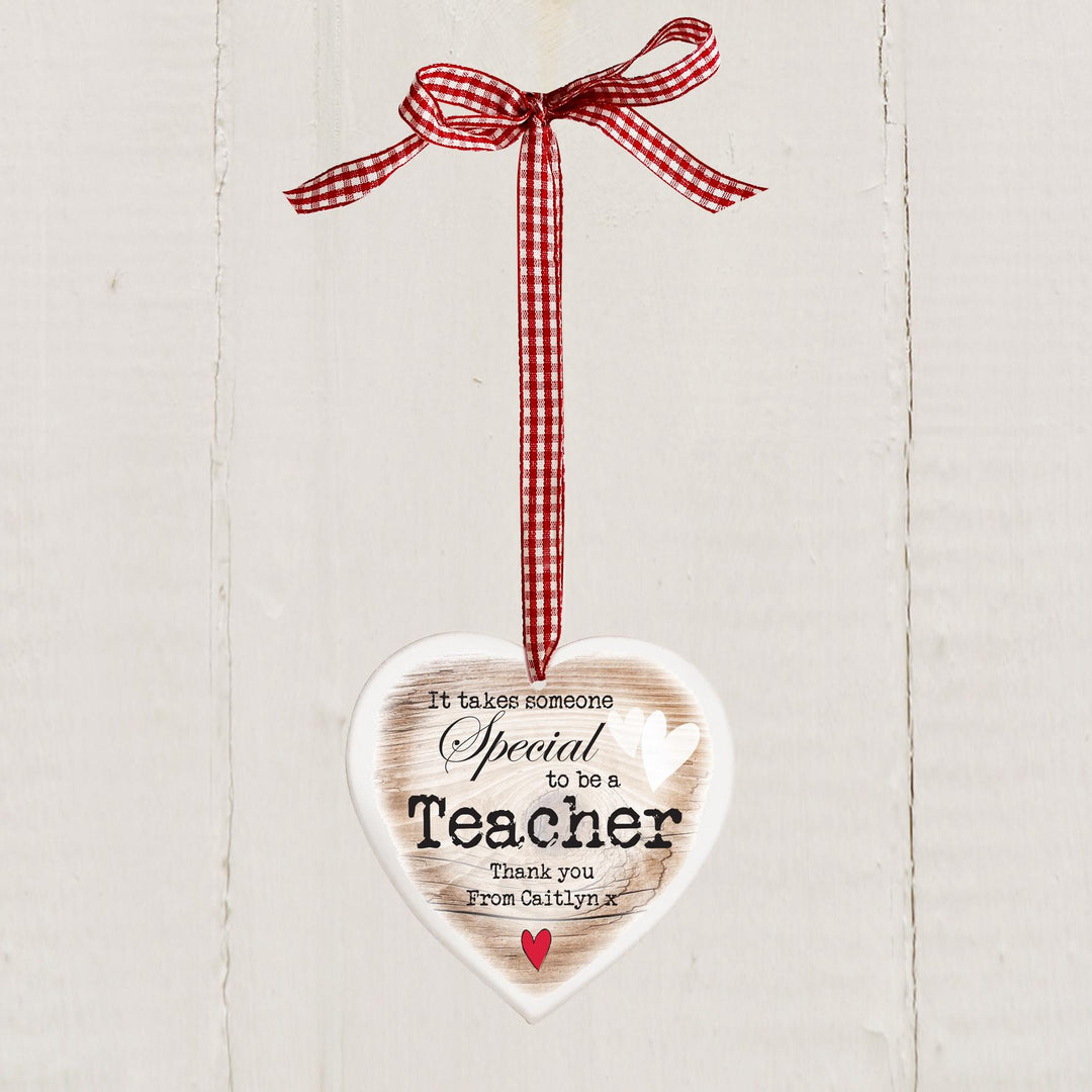 Personalised Someone Special Wooden Heart Shaped Decoration – alternative view