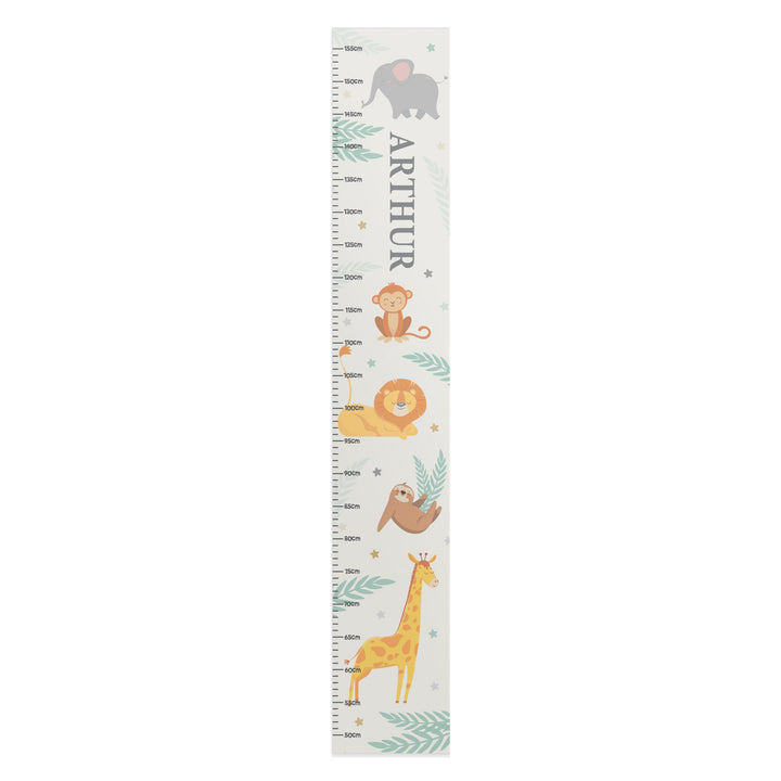 Personalised Animal Height Chart – alternative view