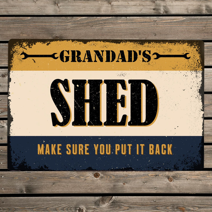 Personalised Garage Metal Sign – alternative view