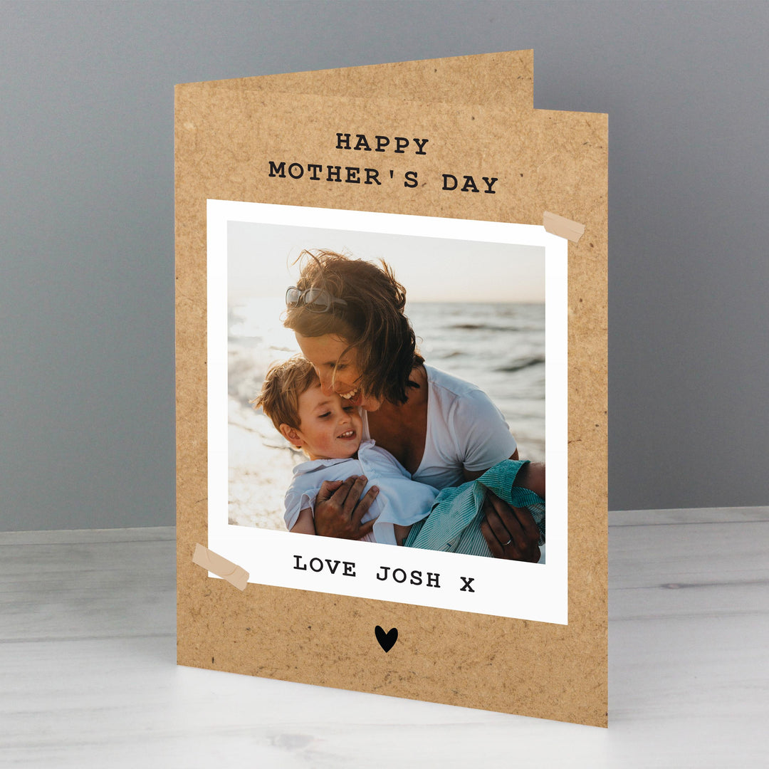 Personalised Polaroid Photo Upload Greeting Card – alternative view