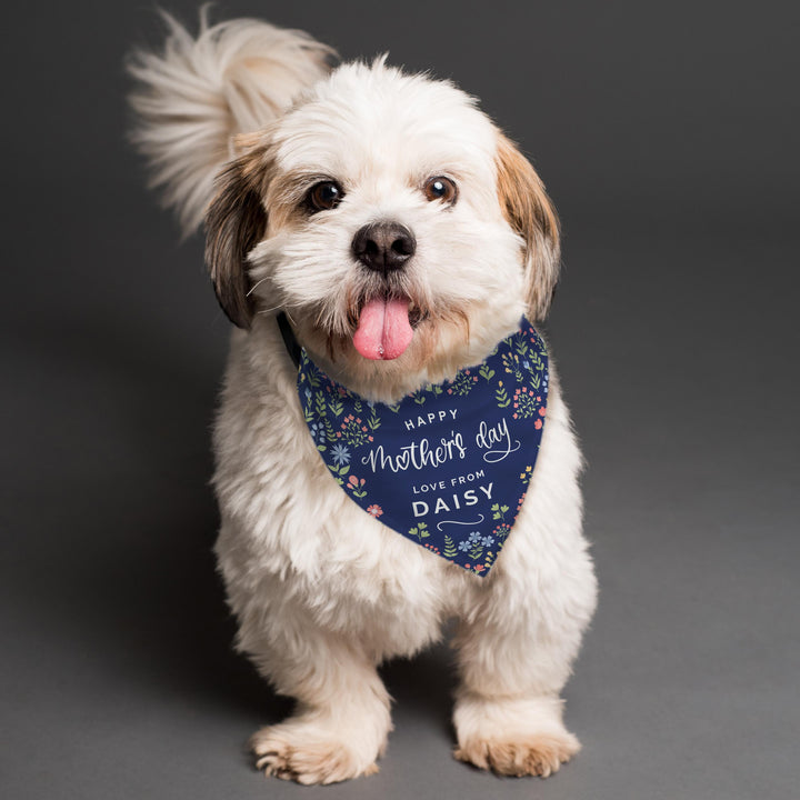 Personalised Mothers Day Dog Bandana – alternative view