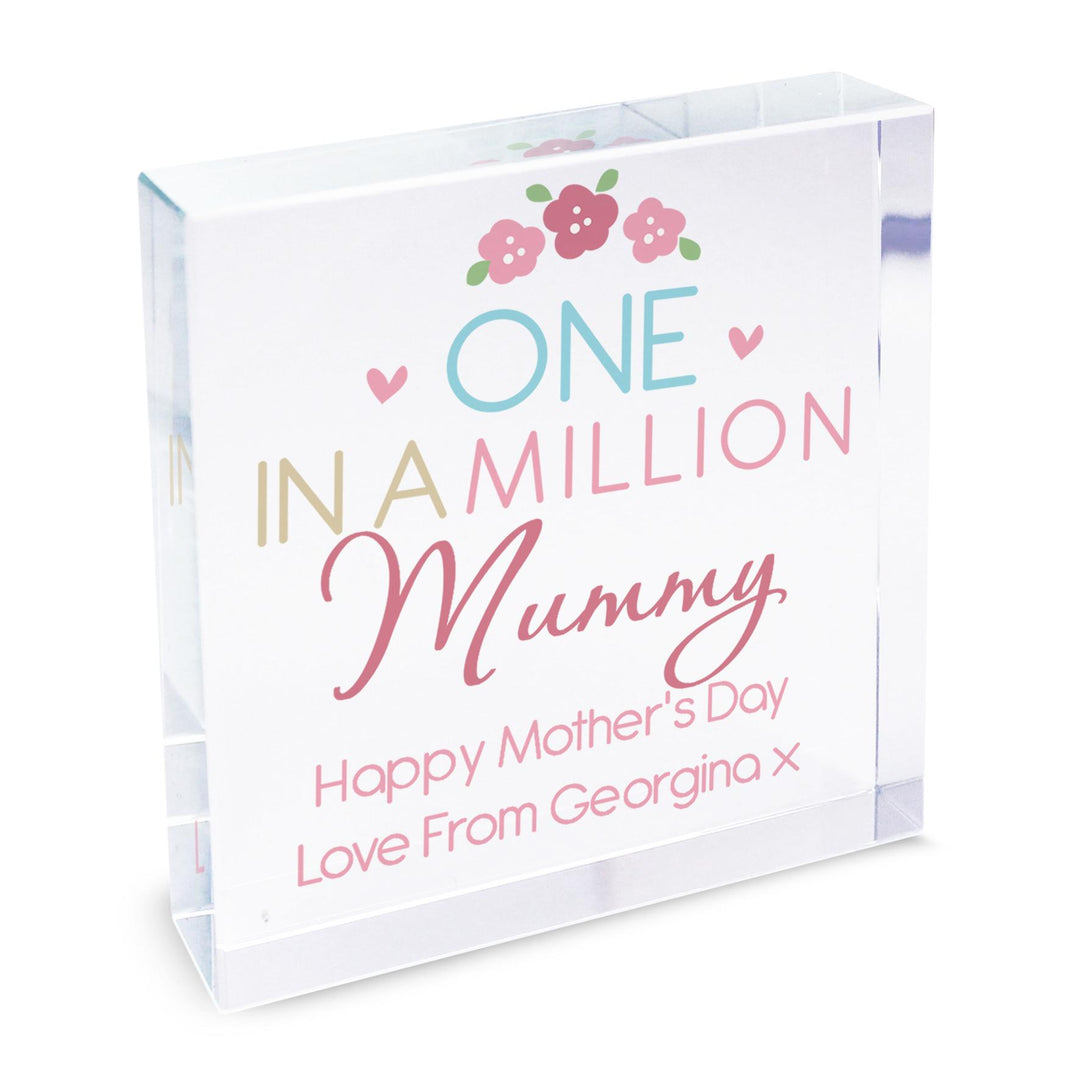 Personalised One in a Million Crystal Token, The Personal Shop, personalised gifts
