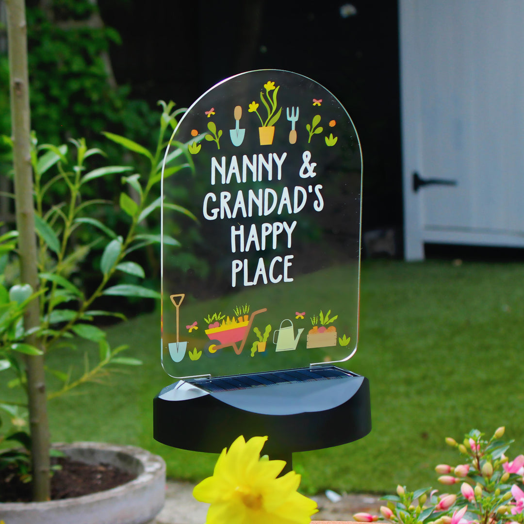 Personalised Vegetable Patch Outdoor Solar Light, The Personal Shop, personalised gifts