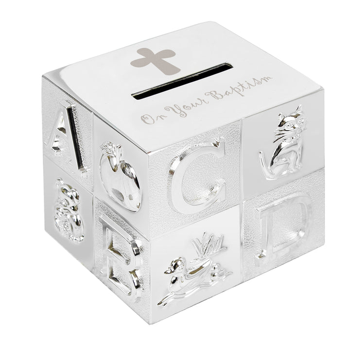 Personalised Memento Money Boxes Baptism ABC Money Box