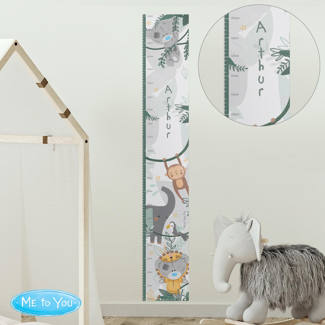 Personalised Tiny Tatty Teddy Wild One Height Chart, The Personal Shop, personalised gifts