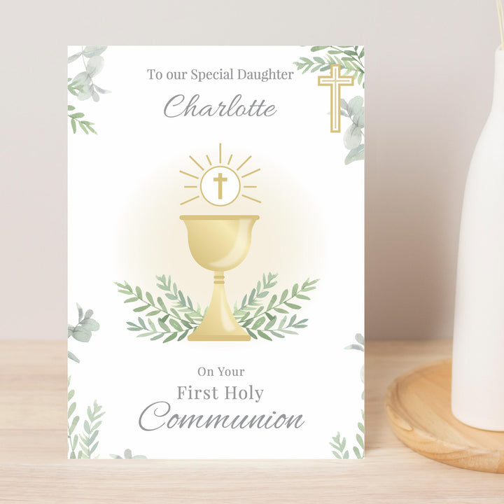 Personalised First Holy Communion Card, The Personal Shop, personalised gifts