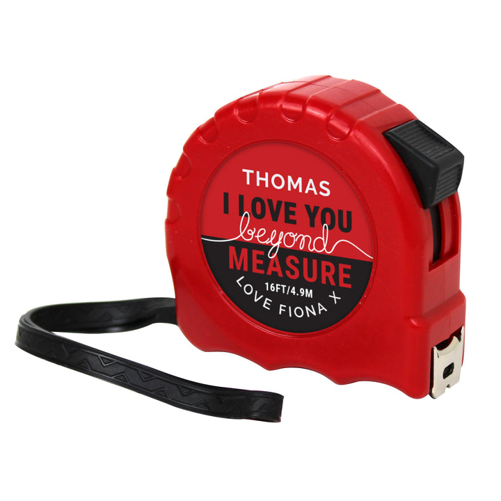 Personalised Beyond Measures Tape Measure – alternative view