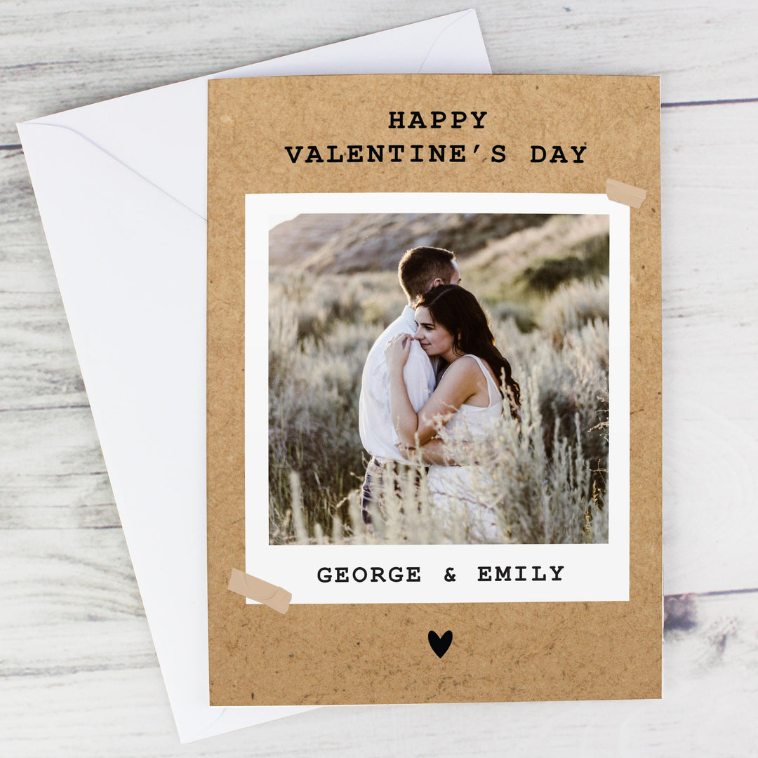 Personalised Polaroid Photo Upload Greeting Card – alternative view