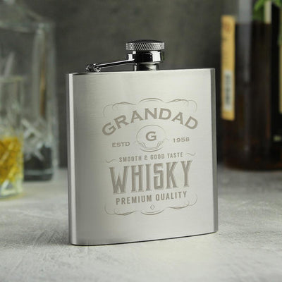 Personalised Whisky Hip Flask