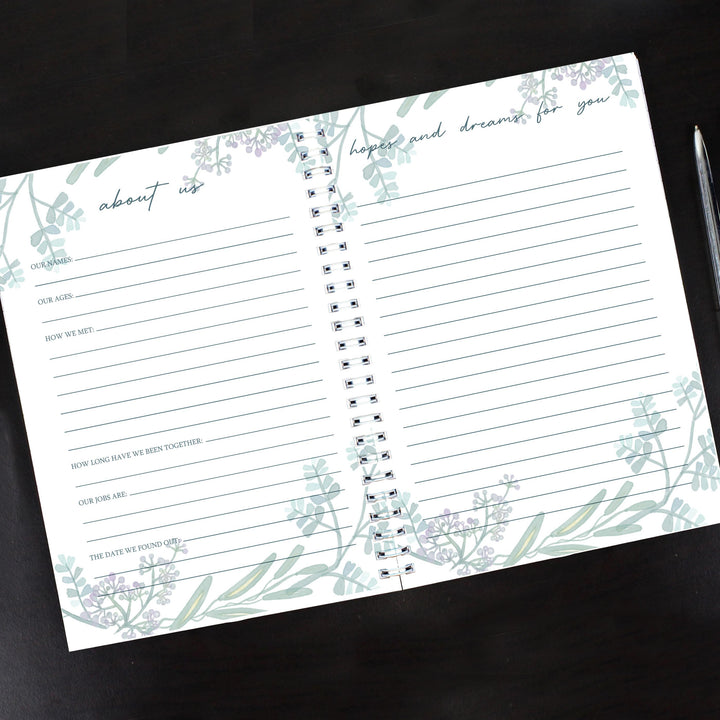 Personalised Pregnancy A5 Journal – alternative view