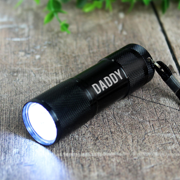 Personalised Name Only Mini Torch – alternative view