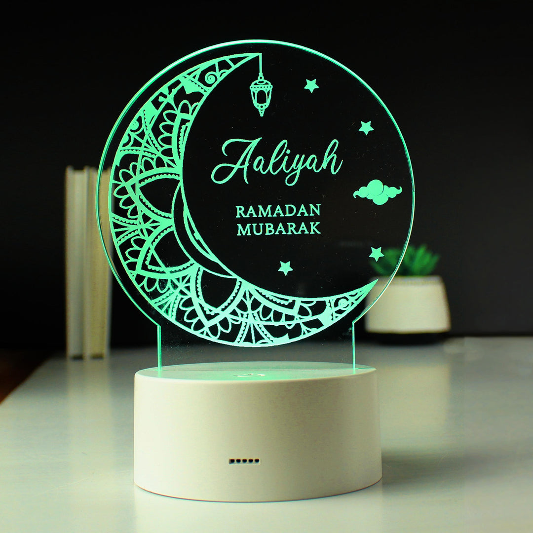 Personalised Eid and Ramadan LED Light - alternative view