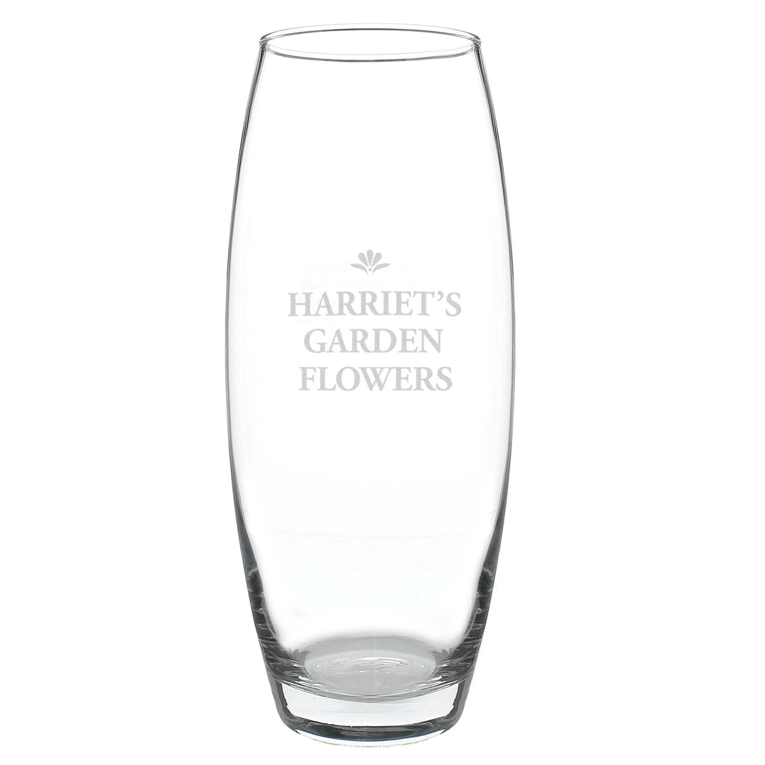Personalised Bold Font Bullet Vase – alternative view