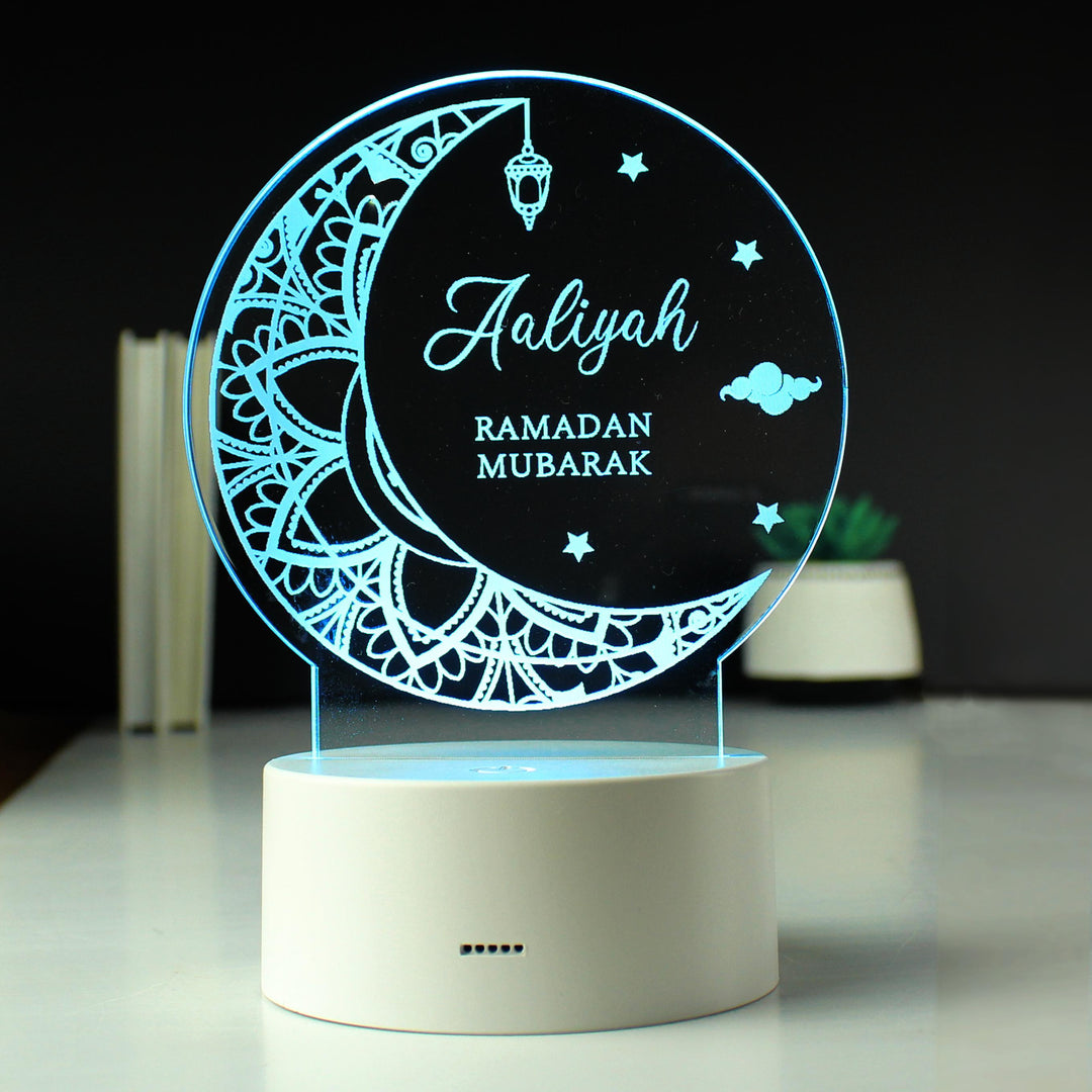 Personalised Eid and Ramadan LED Light - alternative view