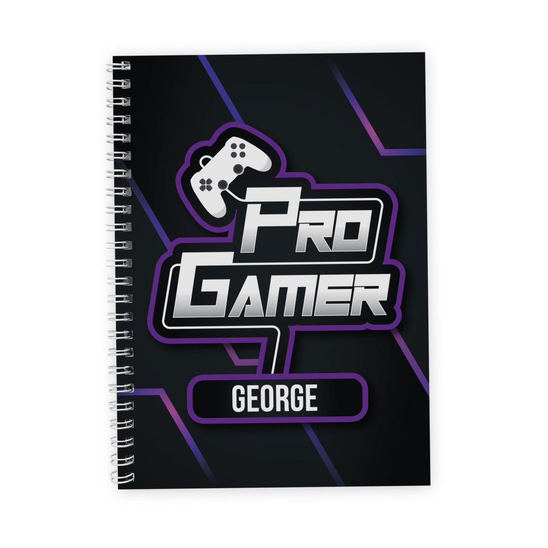 Personalised Pro Gamer A5 Notebook – alternative view
