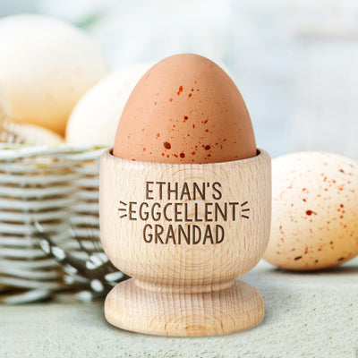 Personalised Wooden Egg Cup