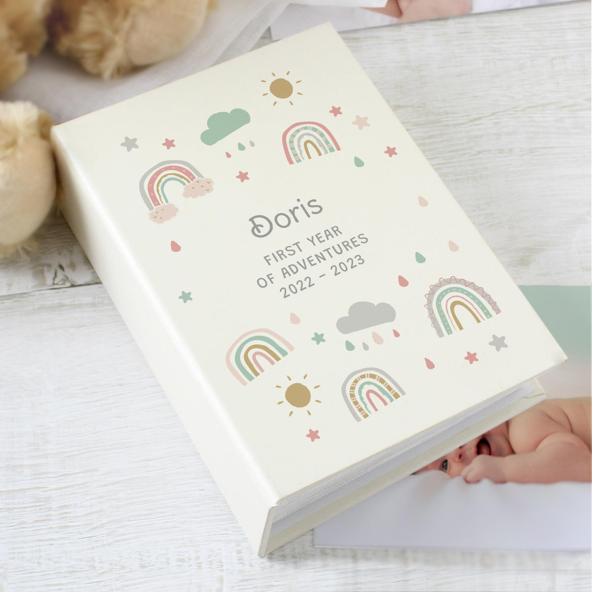 Personalised Rainbow 6x4 Photo Album – alternative view