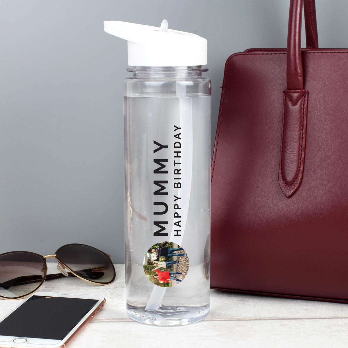 Personalised Photo Upload Water Bottle, The Personal Shop, personalised gifts