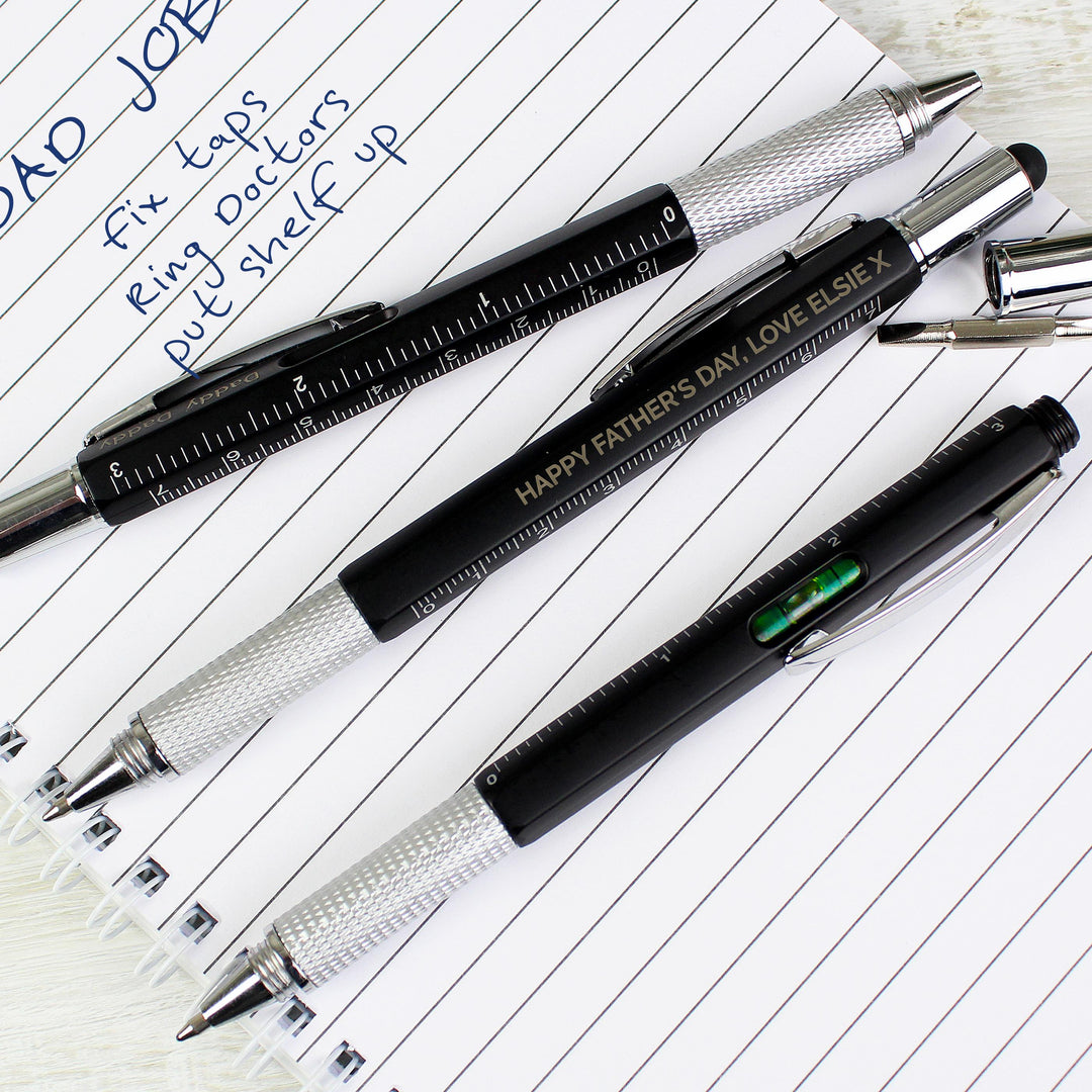Personalised Free Text Multi Tool Pen – alternative view