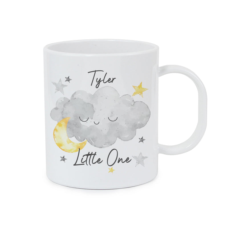 Personalised Little One Cloud Plastic Mug